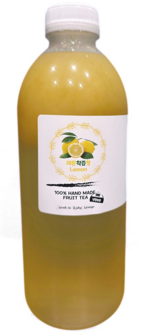 레몬청 100% 수제 과일청, 500g, 1개, 레몬착즙청