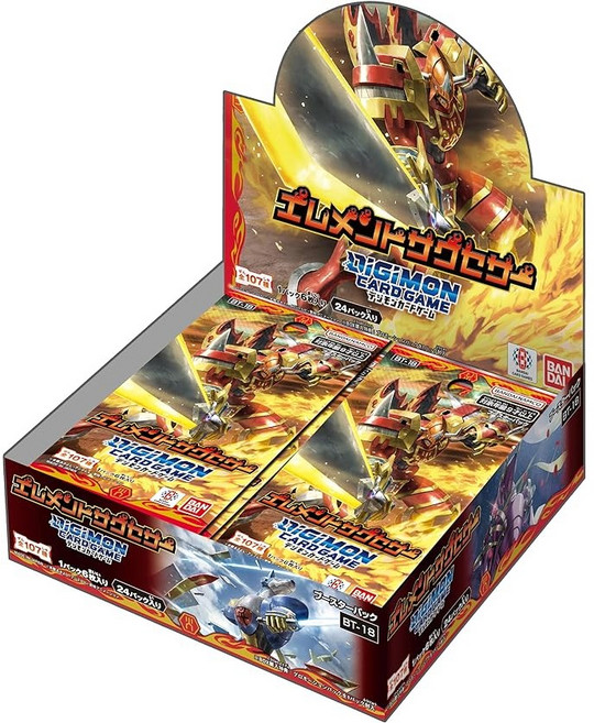 일판 디지몬 카드게임 부스터팩 엘리멘트 석세서 Element Successor BT-18 1박스, 1개