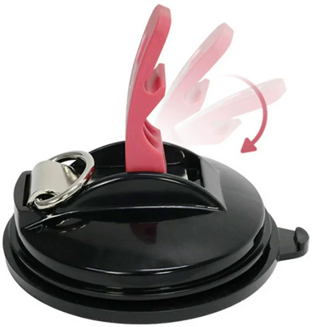 반센트 캠핑 차박 차량용 강력 흡착 후크 타프 큐방, 레드버클 4개입 × 1세트