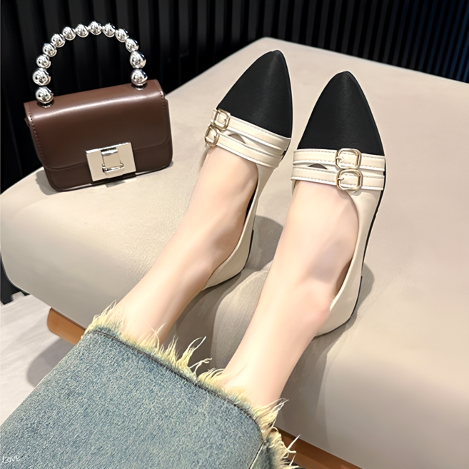 이뿌디 여성단화 발편한 구두 펌프스 정장로퍼 낮은굽