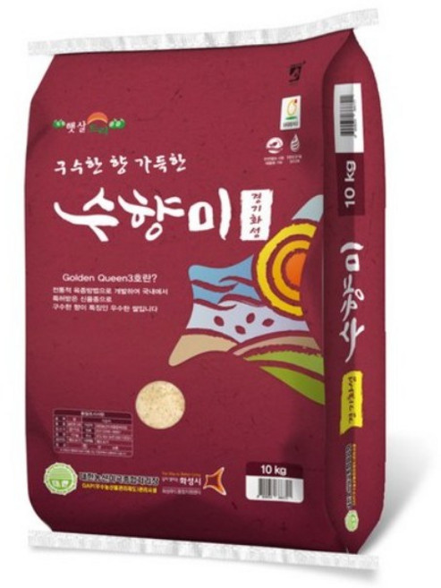 수향미 골든퀸 3호 백미, 특등급, 10kg, 5개