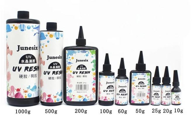 Junesix UV膠 高透明水晶滴膠 DIY手工藝專用, 1個