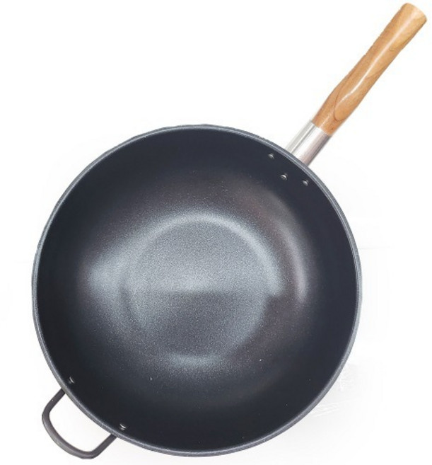 토스코 코팅 자루 중국팬 40cm 3916 (무료배송)/ 영업용 전문가용 식당용 궁중팬, 1개