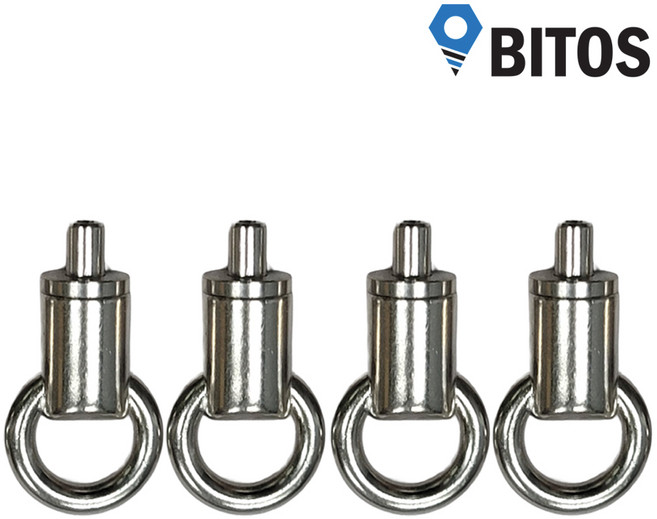 아이형 링 와이어 액자걸이 길이조절 자동잠금 고정걸이, 4개