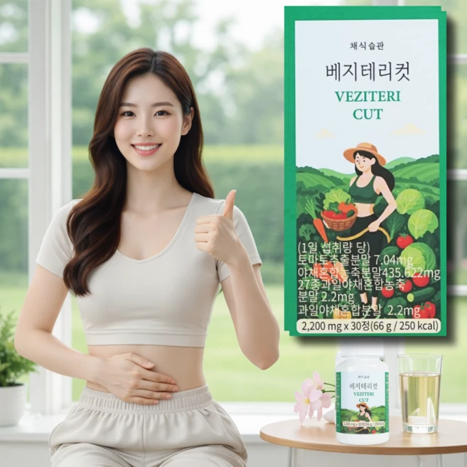 [생생마켓] 채식습관 베지테리컷 채소39종 알파CD, 2개, 30정 - 쿠팡