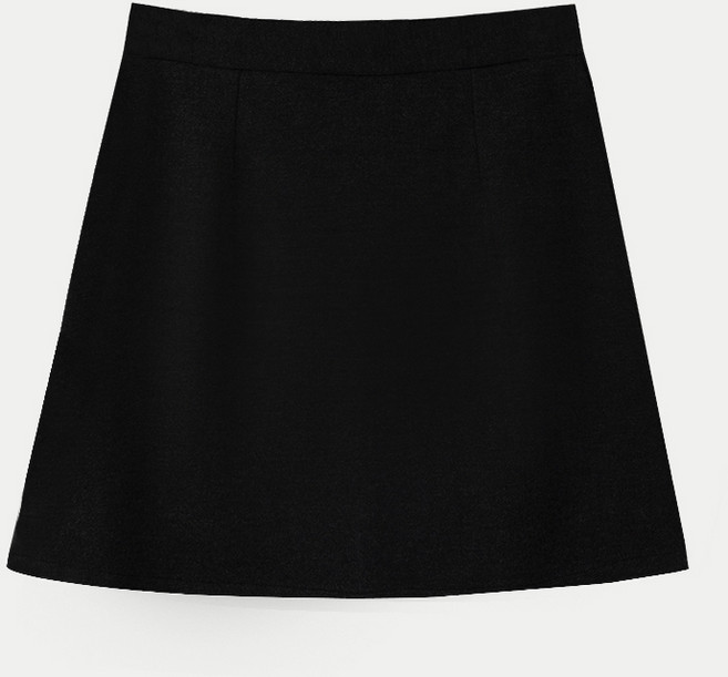 여성 하이웨스트 모직 스커트 슬림핏 A라인 미니스커트