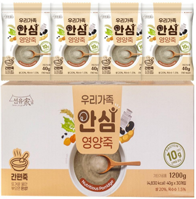 [MJ-STORY] 이종숙 고단백 영양죽, 1박스, 1.2kg