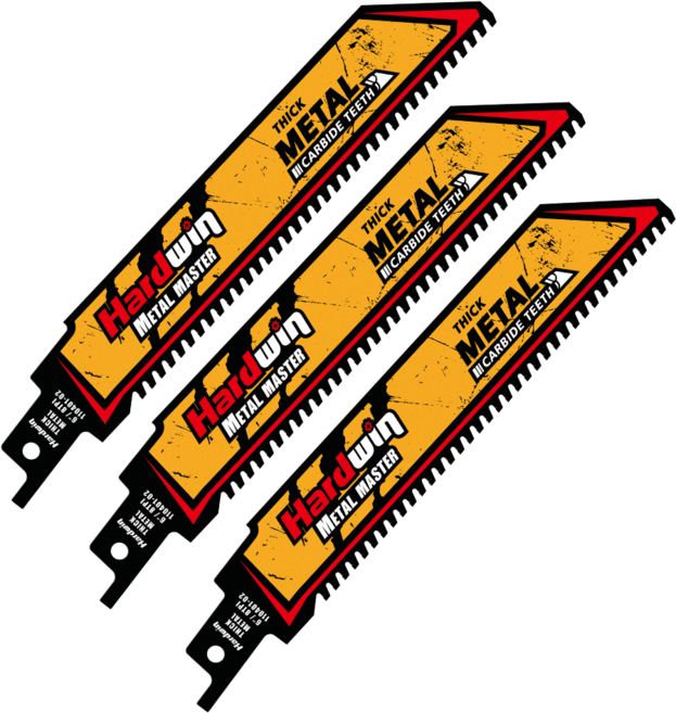 하드윈 카바이드 컷쏘날 6인치(150mm) 철재 스테인리스 절단용, 3개