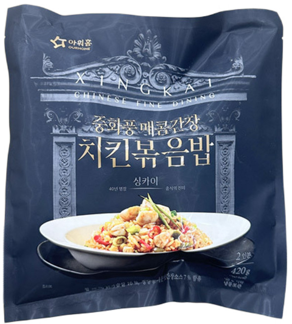 아워홈 중화풍 매콤간장 치킨 볶음밥, 1개, 420g