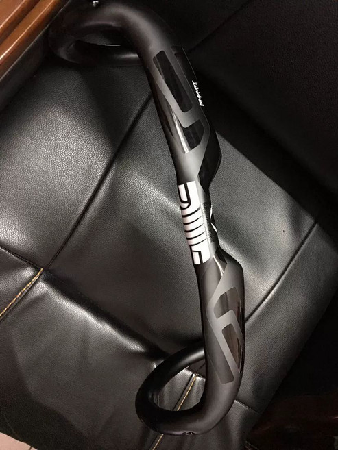 번치바 카본 핸들바 드롭바 초경량 400mm, 1개, 엔비 블랙 라벨