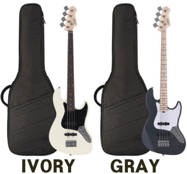 헥스 입문용 베이스 기타, GRAY, B100M, 1개