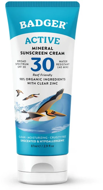 뱃저 내추럴 미네랄 선스크린 크림 무향 SPF 30, 87ml, 1개 - 쿠팡