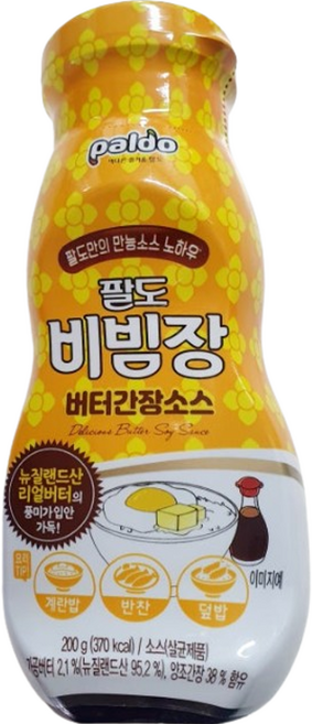 팔도 버터 간장소스, 200g, 17개