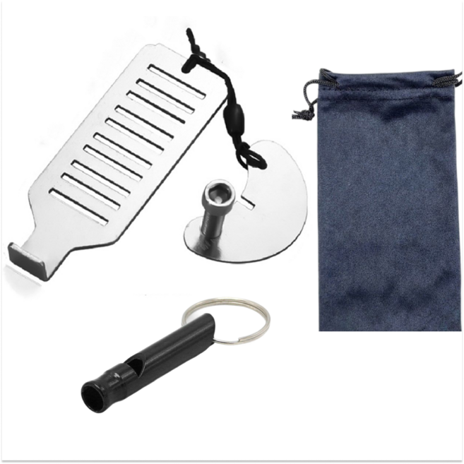 쓸픽 휴대용 방문 도어락 여행 안전, 1세트, 은색