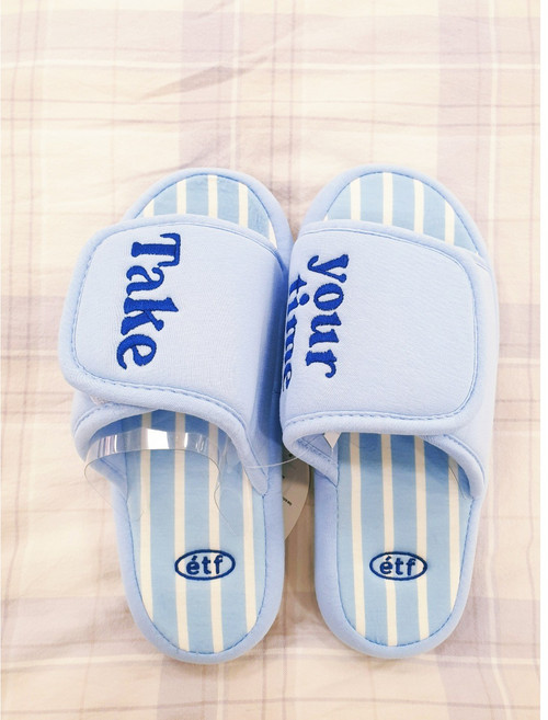 모던하우스 스트라이프 타월 테리백 M_블루 BG0125043