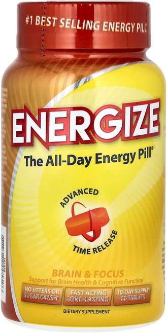 이사토리 에너자이즈 하루 종일 에너지 충전 알약 60정 ISA-00559, 1개 - 쿠팡