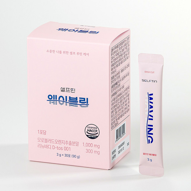 셀프틴 웨이블링 1박스 3g x 30포, 90g, 1개