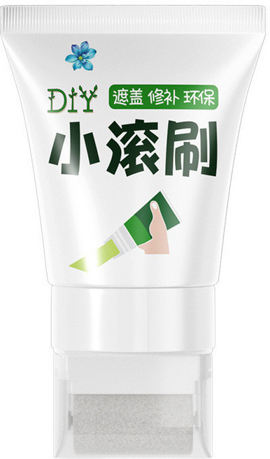 DIY 小滾刷 牆面修補漆 遮蓋污漬 QJ2646, 1個, 墻面小滾刷（送滾刷頭）