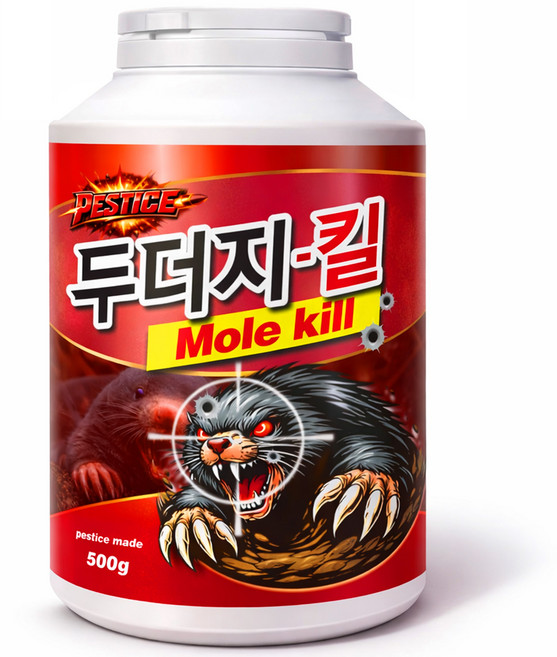 두더지약 강력한 초강력 페스티스 두더지킬 500g, 1개, 1세트