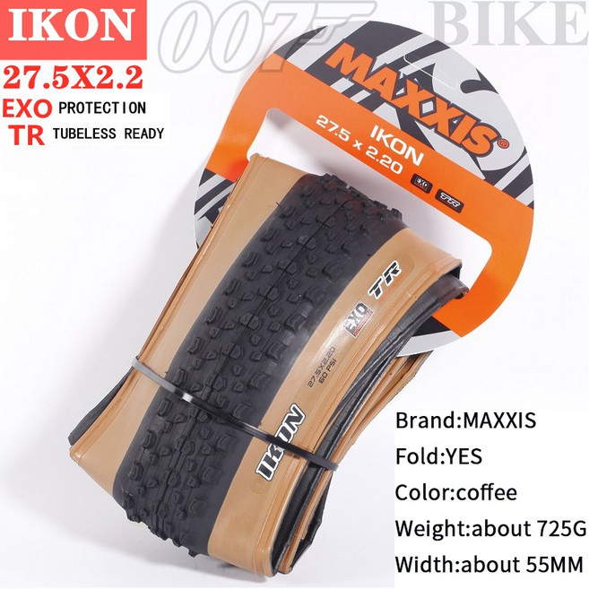 Maxxis IKON 산악 자전거 타이어26/27.5/29X2.2 2.0 다양한 상황에서 성능을 발휘하도록 설계된 다용도 XC, [08] 27.5X2.2 EXOTR Y, [01] 접이식, 14 27.5X2.2 EXOTR Y, 1개