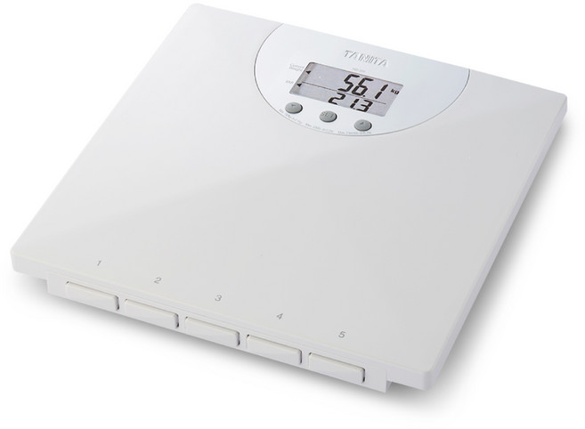 TANITA 身體質量指數BMI電子體重計, HD-325, 白, 1個