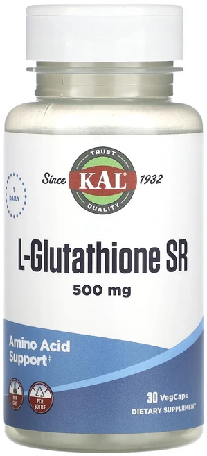 KAL l-글루타치온 SR 500mg 베지 캡슐 30정, KAL l글루타치온 SR 500mg 베지 캡슐 30정, 1개 - 쿠팡