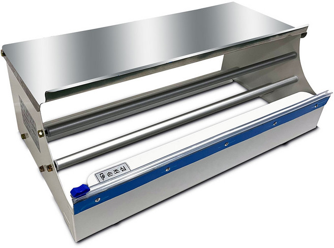 SINU 국산 업소용랩포장기 AP400C 스테인리스 칼날교체 안전칼날 슬라이드형, 1개, 혼합