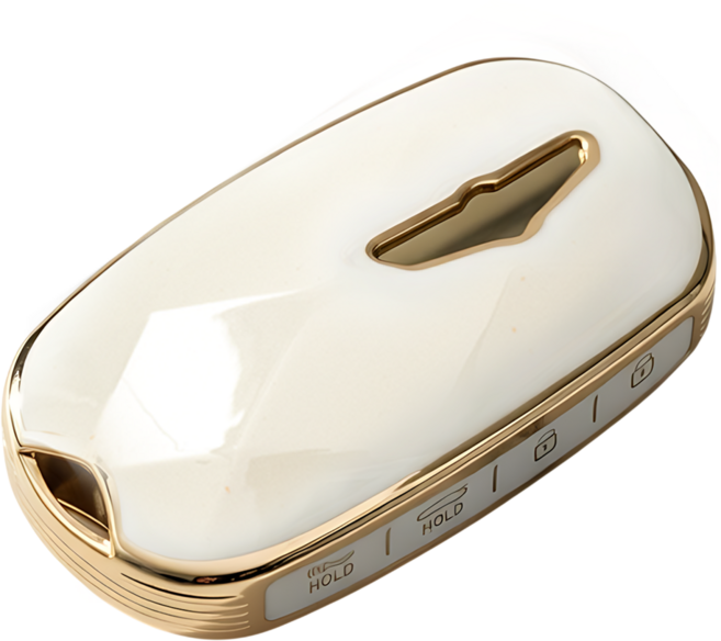 1+1 현대 G90 G80 G70 GV60 GV70 호환 스마트 TPU 키커버 리모컨, TA87T(6버튼), 블랙+화이트