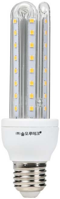 LED콘램프9W (20W 25W 삼파장램프 대체), 1개, 전구색