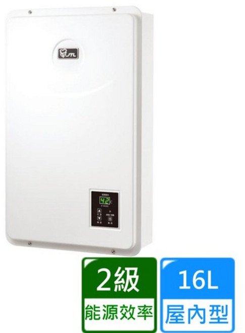 喜特麗 JT-H1332 JT-H1632 數位恆溫熱水器 FE強制排氣 (分期零利率，三年保固), 1個