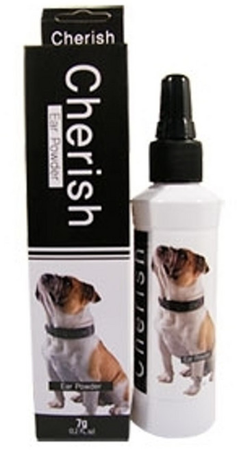 체리쉬 이어파우더 7g 강아지 눈/귀 관리용품, 6개