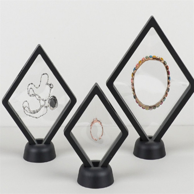 모두마켓 투명 액자 보호케이스 귀걸이보관함, 소 - 핑크