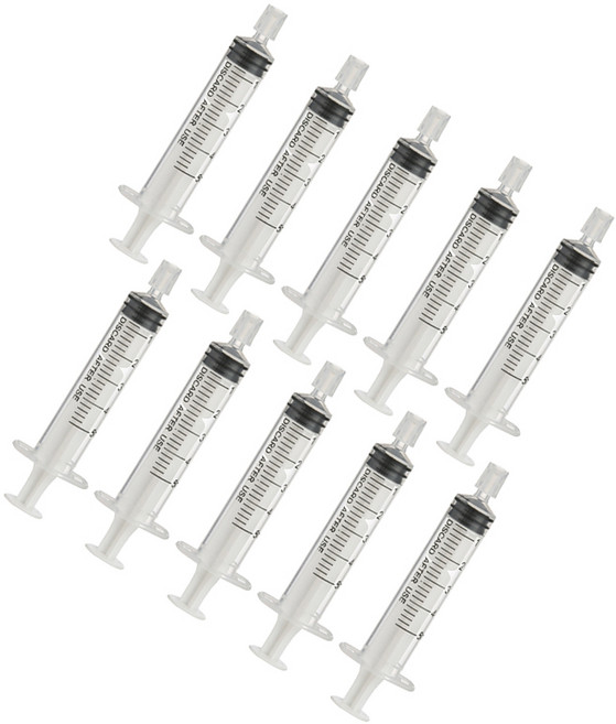 싱글레이드 향수 옮기기 리필 소분 주사기, 10개, 5ml