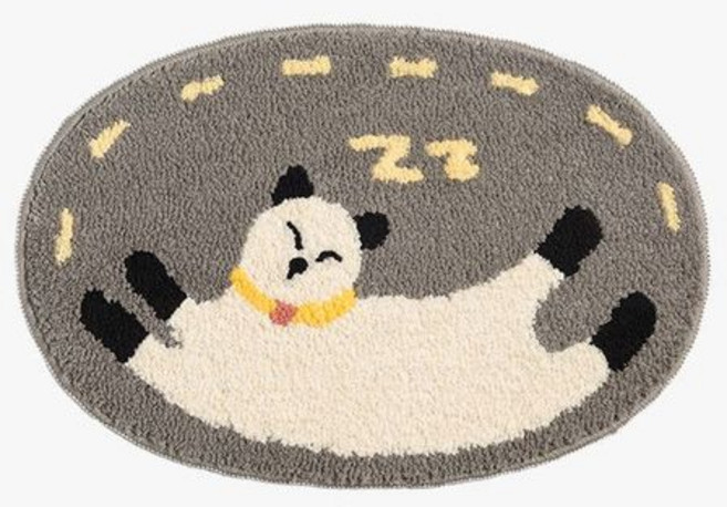 발 매트 욕실 바닥 주방 귀여운 오리 욕실 재미있는 부드러운 욕조 지역 주방 바닥 세련된 홈 룸 장식, 50X80CM, 4.Cat - 50X80CM