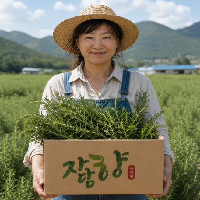 국내산 유기농 로즈마리 생잎 요리용 허브티 재료, 1개, 500g