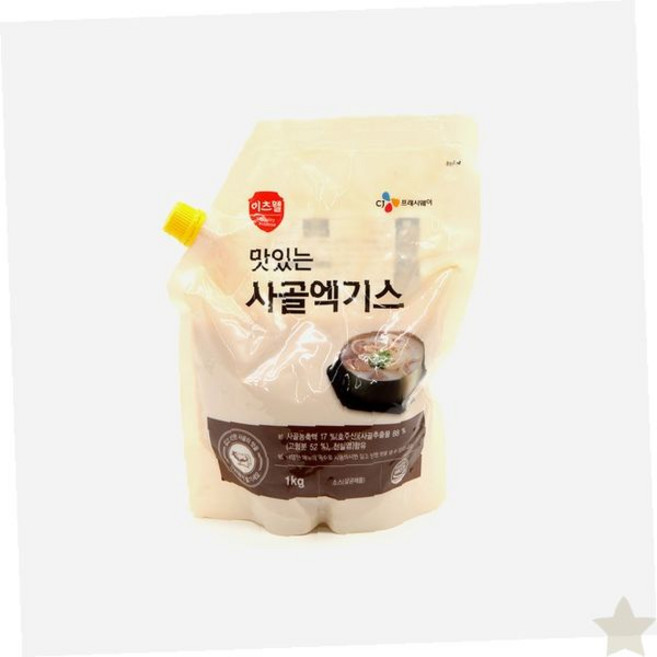 진한 뼈 우린 농축액 1kg 액상 파우치 국물 요리 찌개 탕 육수 간편 조리, 1g