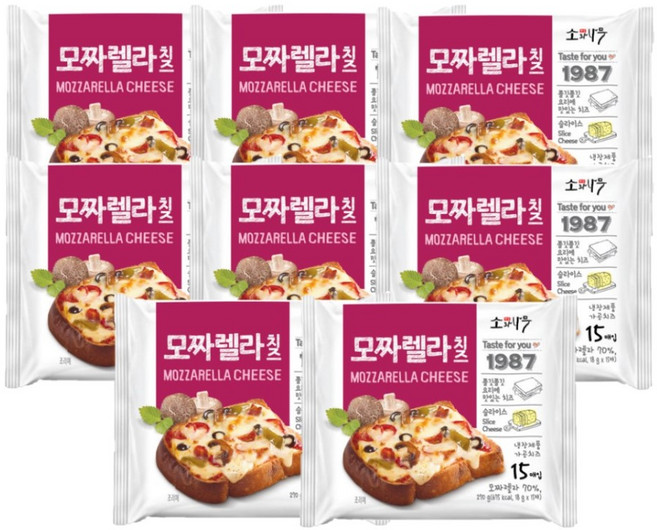 동원 소와나무 모짜렐라 치즈 270gx8개/피자치즈, 8개, 270g