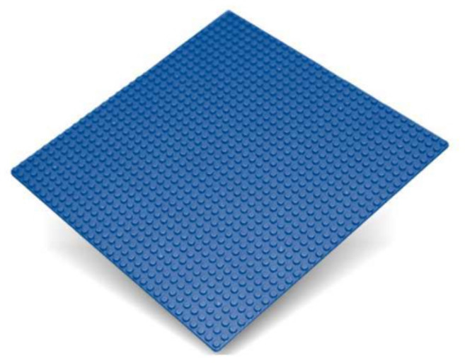 相容樂高 32x32 基礎積木底板, 藍色, 1個