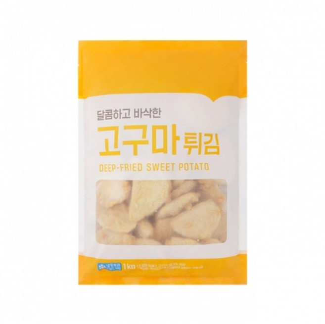 [푸른강산애] 달콤하고바삭한 고구마튀김 1000g_2팩 기획, 2개, 1kg