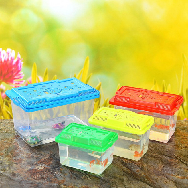 반투명 어항 물고기 채집통 소형