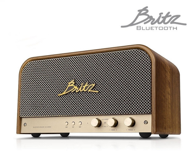 브리츠 BZ-JB6800 블루투스 앤틱스피커 프리미엄 인테리어스피커 FM라디오