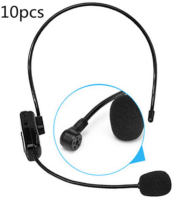 마이크커버 헤드셋 교체 폼 마이크 커버 전화 앞유리 25x8mm 10 개