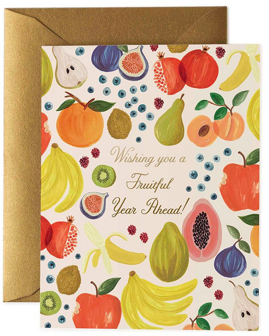 라이플페이퍼 Fruitful Year Ahead Card 일상 카드, 단품, 단품