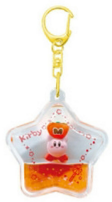 星之卡比 星星金屬吊飾 漂浮入油 卡比之星 蕃茄 飛起來 愛心 Kirby 日本代購, 蕃茄卡比, 1個