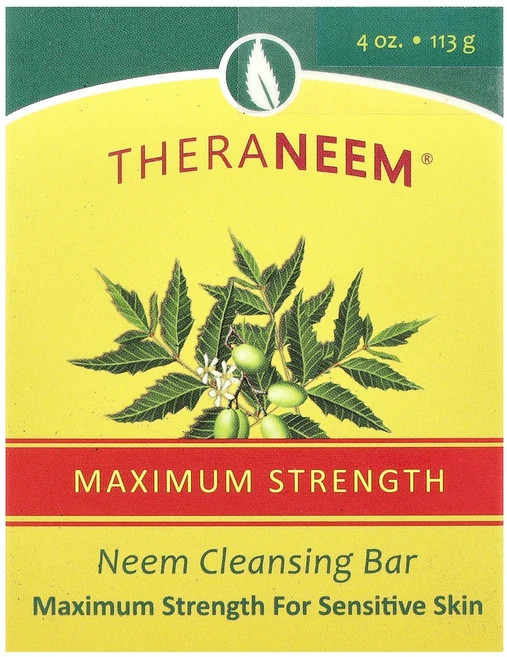 Organix South TheraNeem® 님 클렌징 바 맥시멈 스트렝스 민감성 피부용 113g(4온스), 1개, 113g - 쿠팡