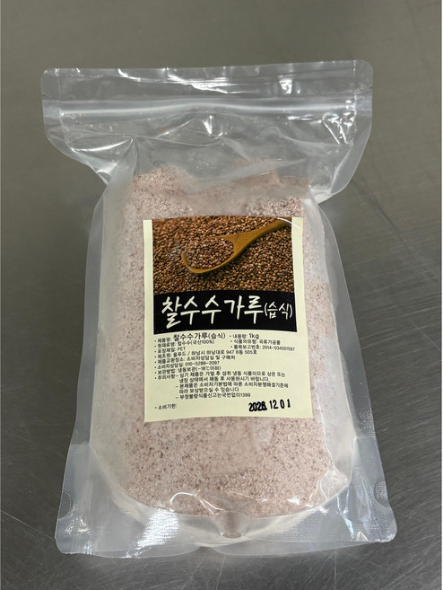 국산 습식 찰수수가루/무염/올푸드/냉동/떡 부꾸미/고운입자, 1개, 1kg