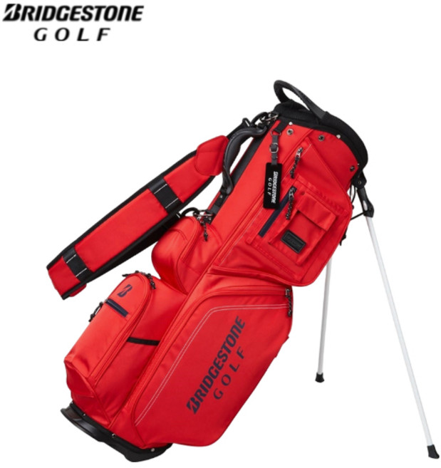 석교상사 정품 브리지스톤 경량 스탠드백 CB2525, 레드(RED)