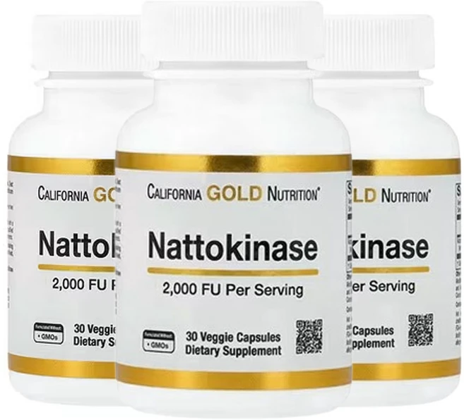 레이크에비뉴뉴트리션 나토키나제 단백질 분해 효소 2 000FU 식물성 캡슐 30정, 3개 - 쿠팡