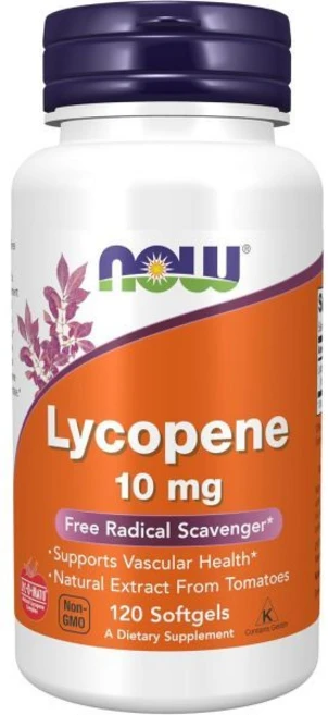 루테인 비타민 눈 NOW 토마토 추출물이 함유된 라이코펜 10mg 자유 라디칼 스캐빈저* 소프트젤 120개, 120 Count (Pack of 1), 1개 - 쿠팡