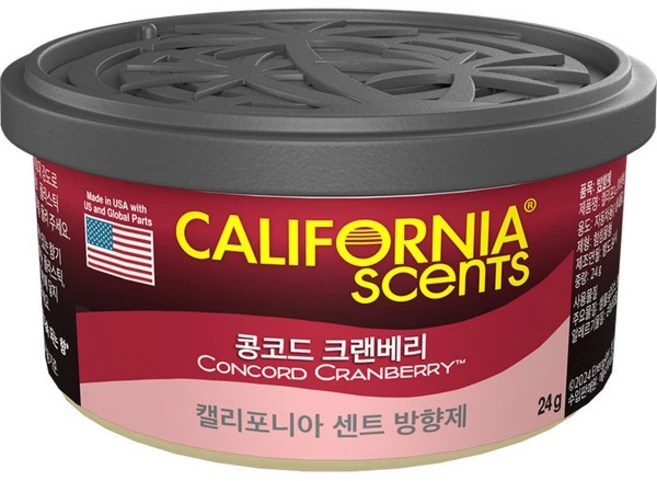 켈리포니아 센트 콩코드 크랜베리 24g, 1개, 42g - 쿠팡